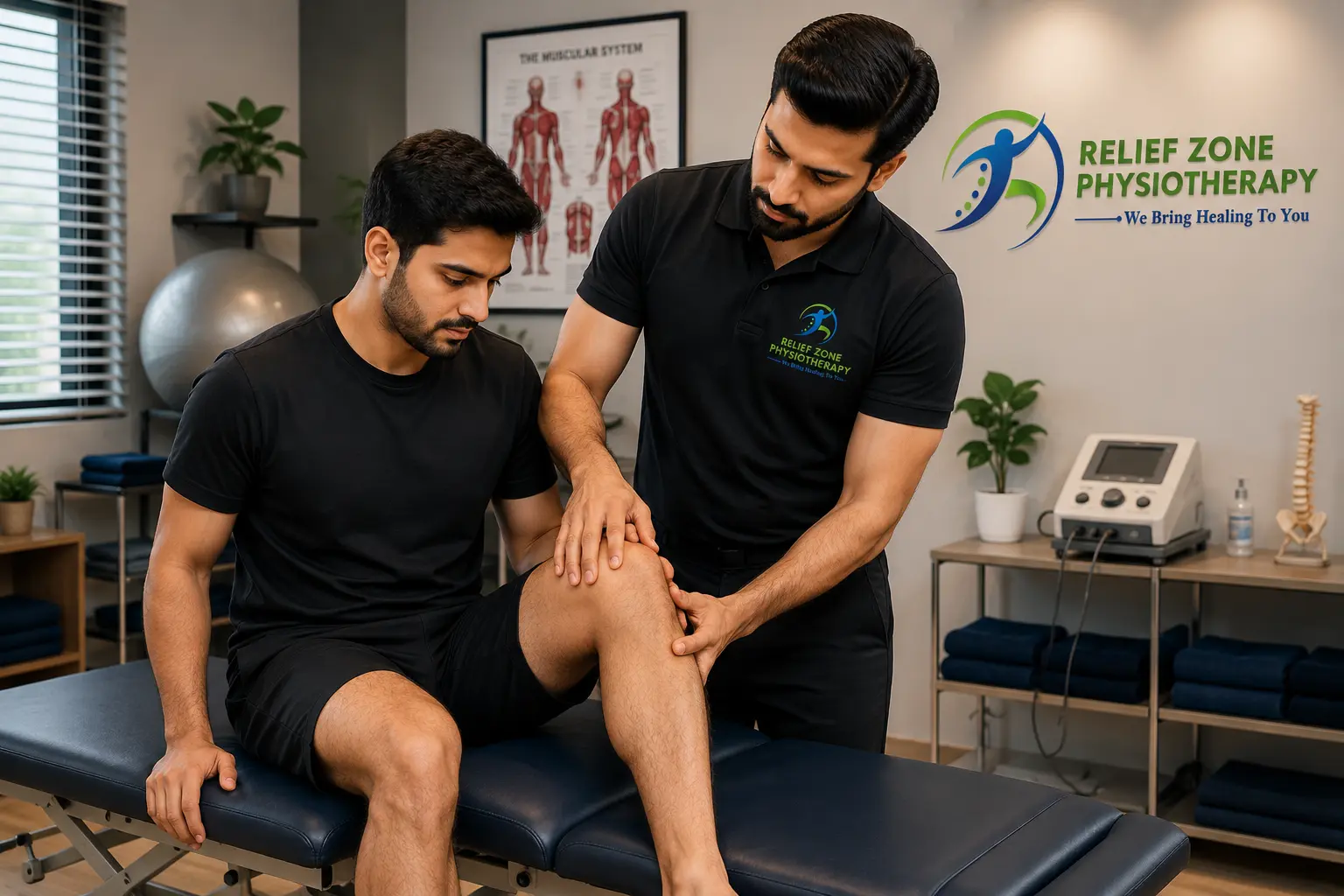 Knee pain treatment in Clinic visit